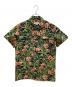 A.P.C.（アーペーセー）の古着「ボタニカルアロハシャツ」｜グリーン