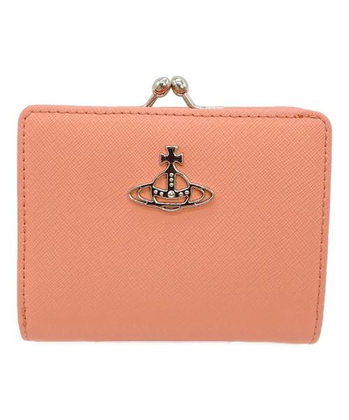 Vivienne Westwood（ヴィヴィアンウエストウッド）Vivienne Westwood (ヴィヴィアンウエストウッド) 2つ折り財布 ピンクの古着・服飾アイテム