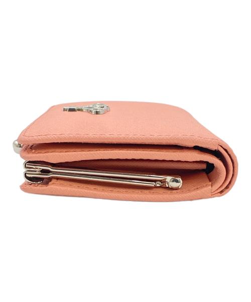 Vivienne Westwood（ヴィヴィアンウエストウッド）Vivienne Westwood (ヴィヴィアンウエストウッド) 2つ折り財布 ピンクの古着・服飾アイテム