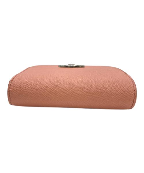 Vivienne Westwood（ヴィヴィアンウエストウッド）Vivienne Westwood (ヴィヴィアンウエストウッド) 2つ折り財布 ピンクの古着・服飾アイテム