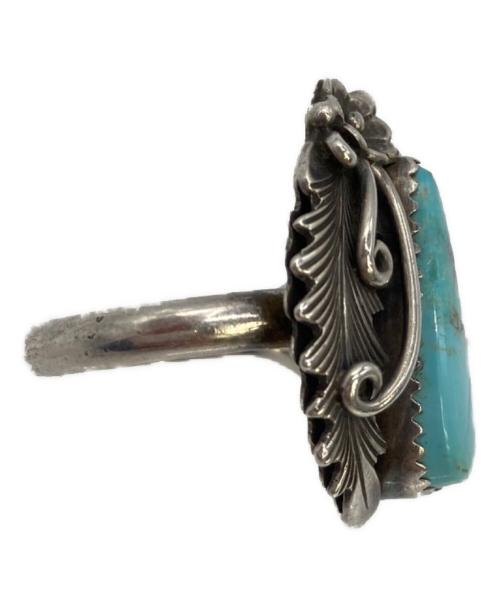 P.JHONSON（P.ジョンソン）P.JHONSON (P.ジョンソン) ﾘﾝｸﾞ　Turquoise stamped ring サイズ:なしの古着・服飾アイテム