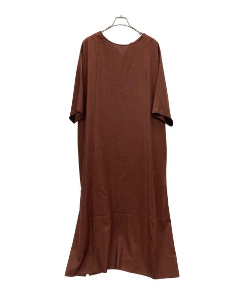 RIM.ARK（リムアーク）RIM.ARK (リムアーク) Wide silhouette maxi OP ブラウン サイズ:FREE 未使用品の古着・服飾アイテム