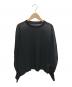 RIM.ARK（リムアーク）の古着「Sheer dolman knit tops」｜ブラック