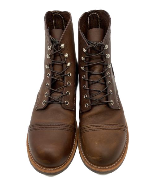 RED WING（レッドウィング）RED WING (レッドウィング) Iron Ranger アイアンレンジャー ブラウン サイズ:USA 9.5の古着・服飾アイテム