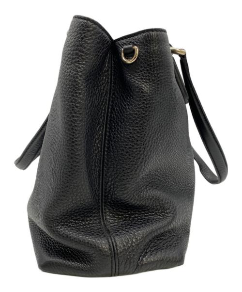 GUCCI（グッチ）GUCCI (グッチ) ソーホー トートバッグ ブラックの古着・服飾アイテム