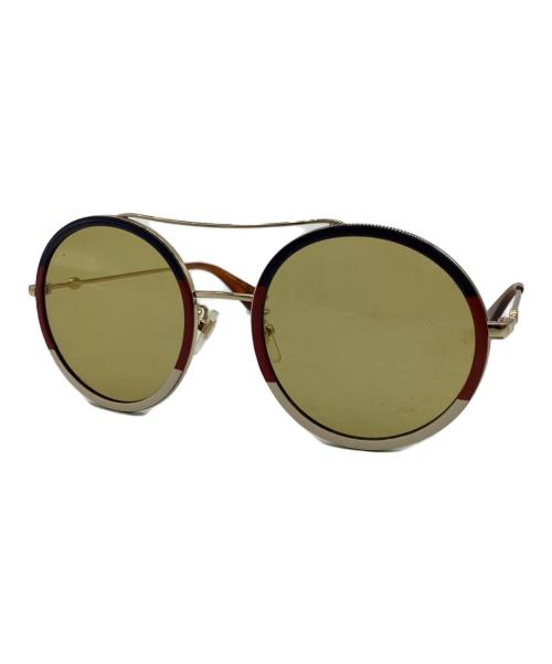 GUCCI（グッチ）GUCCI (グッチ) サングラス レッド×ブルーの古着・服飾アイテム