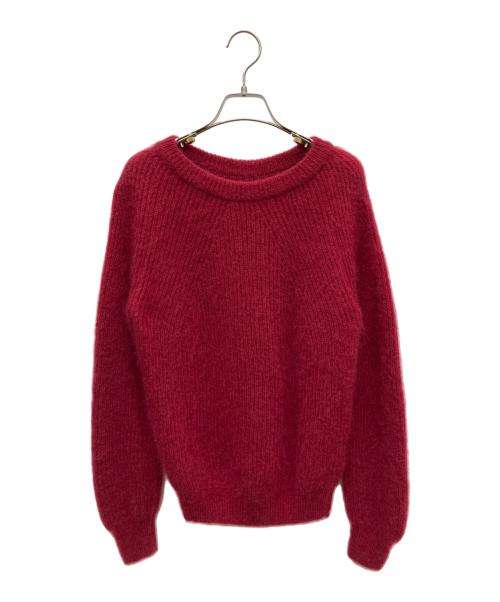 BATONER（バトナ―）BATONER (バトナ―) フラフィーシグネチャーロールネックニットプルオーバー レッド サイズ:SIZE 1の古着・服飾アイテム