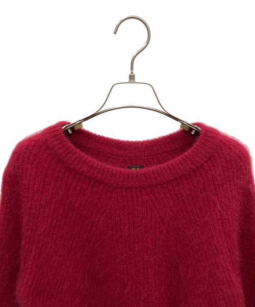 BATONER（バトナ―）BATONER (バトナ―) フラフィーシグネチャーロールネックニットプルオーバー レッド サイズ:SIZE 1の古着・服飾アイテム