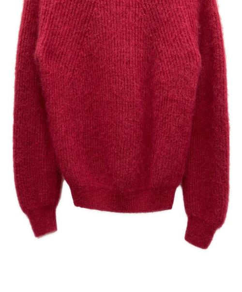 BATONER（バトナ―）BATONER (バトナ―) フラフィーシグネチャーロールネックニットプルオーバー レッド サイズ:SIZE 1の古着・服飾アイテム