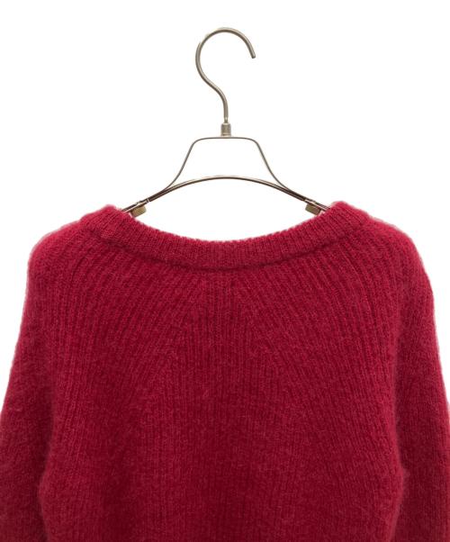 BATONER（バトナ―）BATONER (バトナ―) フラフィーシグネチャーロールネックニットプルオーバー レッド サイズ:SIZE 1の古着・服飾アイテム