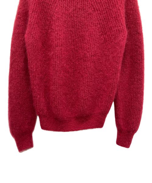 BATONER（バトナ―）BATONER (バトナ―) フラフィーシグネチャーロールネックニットプルオーバー レッド サイズ:SIZE 1の古着・服飾アイテム