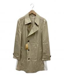 COMME CA MEN（コムサ・メン）の古着「T/C　ギャバトレンチコート」｜ベージュ