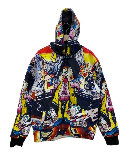 SUPREME（シュプリーム）SUPREME (シュプリーム) Lee Quinones (リー・キュノネス) The Yard Hooded Work Jacket マルチカラー サイズ:XLの古着・服飾アイテム