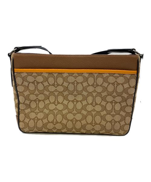 COACH（コーチ）COACH (コーチ) トンプソンクロスボディシグネチャー ショルダーバッグ ブラウンの古着・服飾アイテム