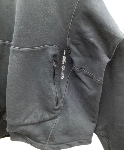 NIKE（ナイキ）NIKE (ナイキ) OFFWHITE (オフホワイト) FLC Hoodie ブラック サイズ:Sの古着・服飾アイテム
