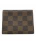 LOUIS VUITTON (ルイ ヴィトン) アンヴェロップ・カルト・ドゥ・ヴィジット 名刺入れ ブラウン：12000円