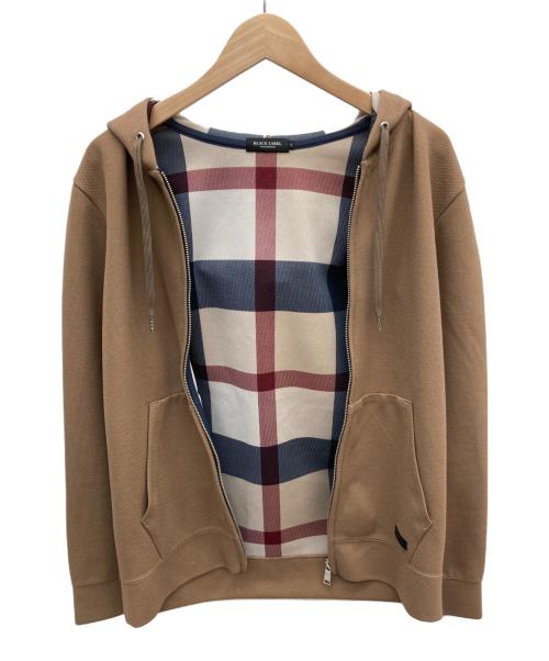 BLACK LABEL CRESTBRIDGE（ブラックレーベル クレストブリッジ）BLACK LABEL CRESTBRIDGE (ブラックレーベル クレストブリッジ) ジップパーカー ブラウン サイズ:Mの古着・服飾アイテム