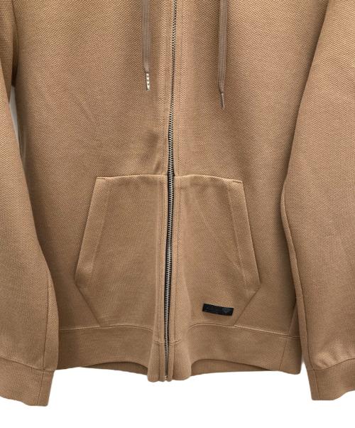 BLACK LABEL CRESTBRIDGE（ブラックレーベル クレストブリッジ）BLACK LABEL CRESTBRIDGE (ブラックレーベル クレストブリッジ) ジップパーカー ブラウン サイズ:Mの古着・服飾アイテム