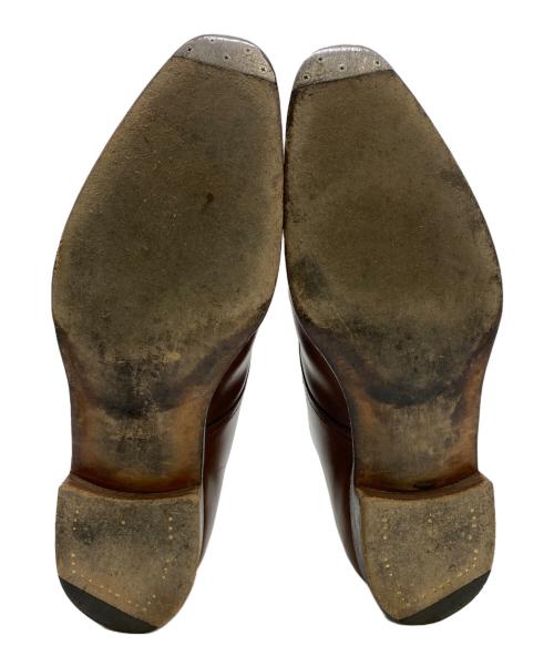 Edward Green（エドワードグリーン）Edward Green (エドワードグリーン) パンチドキャップトゥシューズ ブラウン サイズ:7 1/2の古着・服飾アイテム