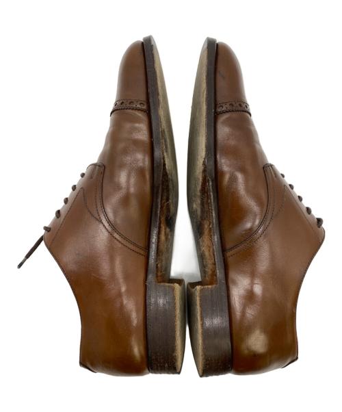 Edward Green（エドワードグリーン）Edward Green (エドワードグリーン) パンチドキャップトゥシューズ ブラウン サイズ:7 1/2の古着・服飾アイテム