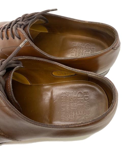 Edward Green（エドワードグリーン）Edward Green (エドワードグリーン) パンチドキャップトゥシューズ ブラウン サイズ:7 1/2の古着・服飾アイテム