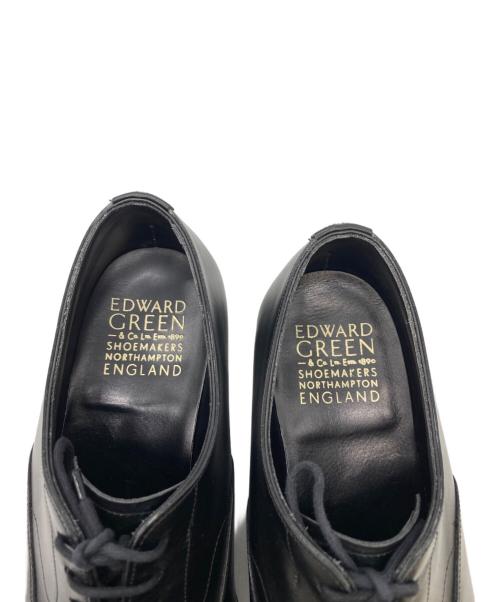 Edward Green（エドワードグリーン）Edward Green (エドワードグリーン) パンチドキャップトゥレザーシューズ ブラック サイズ:7 1/2の古着・服飾アイテム