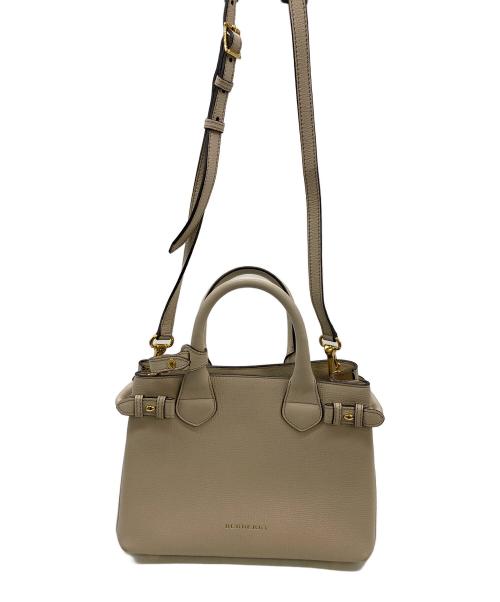 BURBERRY（バーバリー）BURBERRY (バーバリー) バナーバッグ ベージュの古着・服飾アイテム