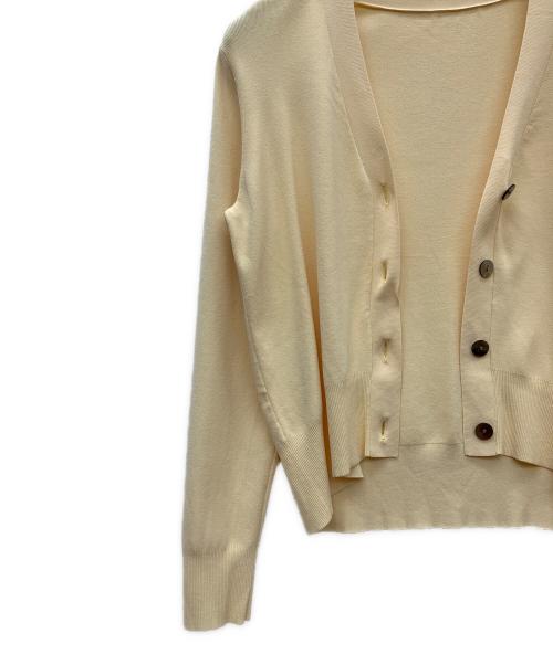 SOEJU（ソージュ）SOEJU (ソージュ) ニットカーディガン イエロー サイズ:Fの古着・服飾アイテム