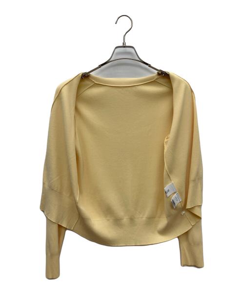 SOEJU（ソージュ）SOEJU (ソージュ) ニットカーディガン イエロー サイズ:Fの古着・服飾アイテム