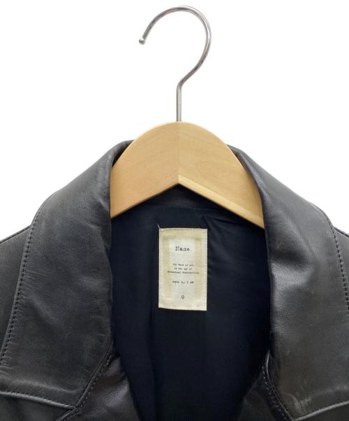 Name.（ネーム）Name. (ネーム) HORSE HIDE JACKET ブラックの古着・服飾アイテム