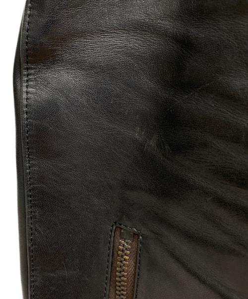 Name.（ネーム）Name. (ネーム) HORSE HIDE JACKET ブラックの古着・服飾アイテム