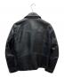 Name. (ネーム) HORSE HIDE JACKET ブラック：20000円