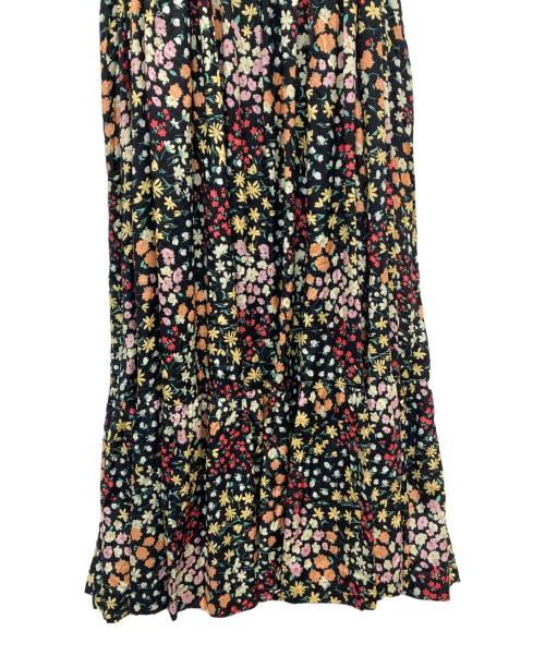 freada（フリーダ）freada (フリーダ) レーヨンプリントキャミソールワンピース ブラック サイズ:ONE SIZEの古着・服飾アイテム