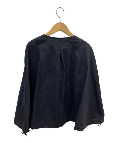 Acuta（アクータ）Acuta (アクータ) コットンリネンケープブルゾン ブラック サイズ:F 未使用品の古着・服飾アイテム