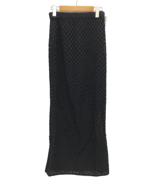 RIM.ARK（リムアーク）RIM.ARK (リムアーク) Lace knit SK ブラック サイズ:38 未使用品の古着・服飾アイテム