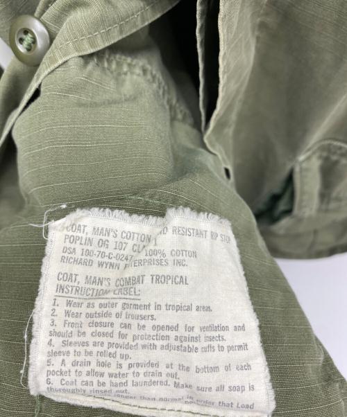 RICHARD WYNN ENTERPRISES INC.（リチャードウィンエンタープライズ）RICHARD WYNN ENTERPRISES INC. (リチャードウィンエンタープライズ) ジャングルファティーグジャケット グリーン サイズ:MEDIUM-SHORTの古着・服飾アイテム