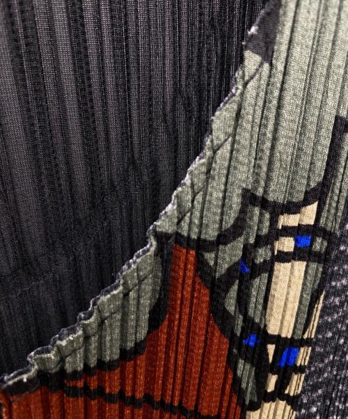 PLEATS PLEASE（プリーツプリーズ）PLEATS PLEASE (プリーツプリーズ) プリーツノースリーブカットソー ブラック サイズ:3の古着・服飾アイテム