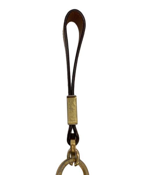 MCM（エムシーエム）MCM (エムシーエム) メーナ キーリング ヴィセトス オリジナル ブラウンの古着・服飾アイテム