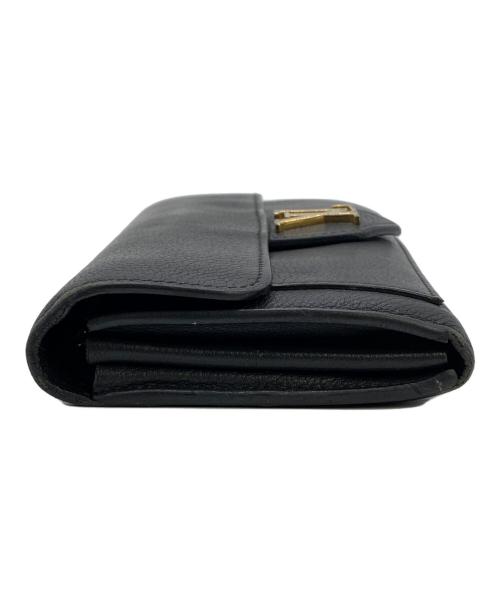 LOUIS VUITTON（ルイ ヴィトン）LOUIS VUITTON (ルイ ヴィトン) ポルトフォイユ・ロックミー 長財布 ブラックの古着・服飾アイテム