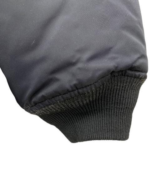 Schott（ショット）Schott (ショット) ファー付フーデットジャケット ブラック サイズ:Mの古着・服飾アイテム