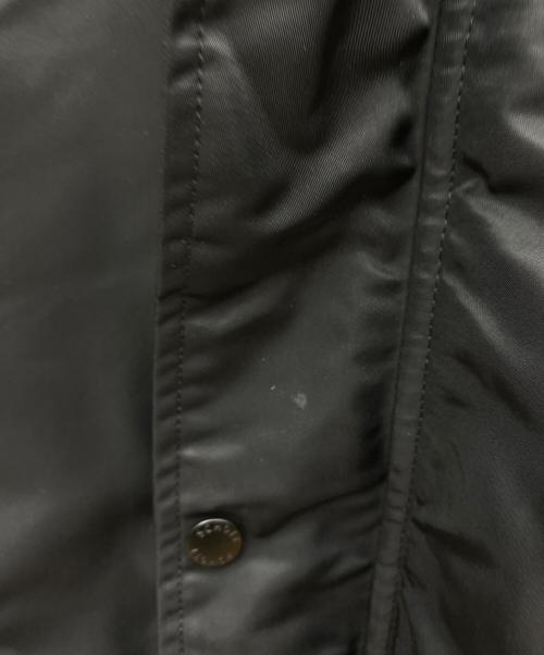 Schott（ショット）Schott (ショット) ファー付フーデットジャケット ブラック サイズ:Mの古着・服飾アイテム