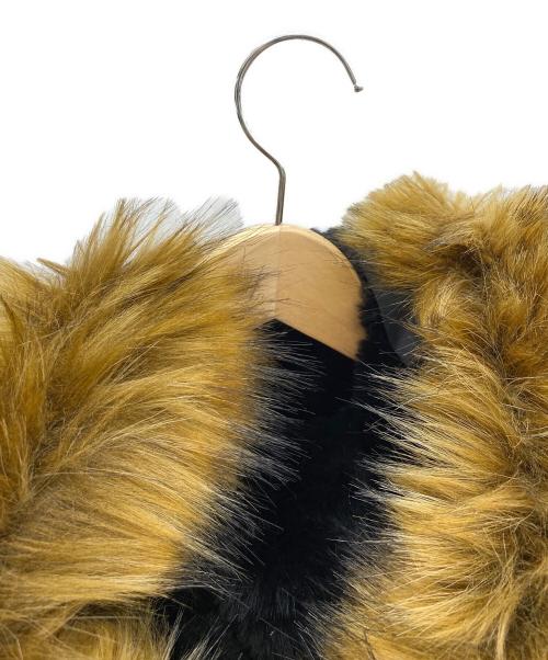 Schott（ショット）Schott (ショット) ファー付フーデットジャケット ブラック サイズ:Mの古着・服飾アイテム