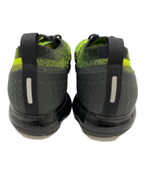 NIKE（ナイキ）NIKE (ナイキ) AIR VAPORMAX FLYKNIT 2 ブラック×ライトグリーン サイズ:cm 29の古着・服飾アイテム