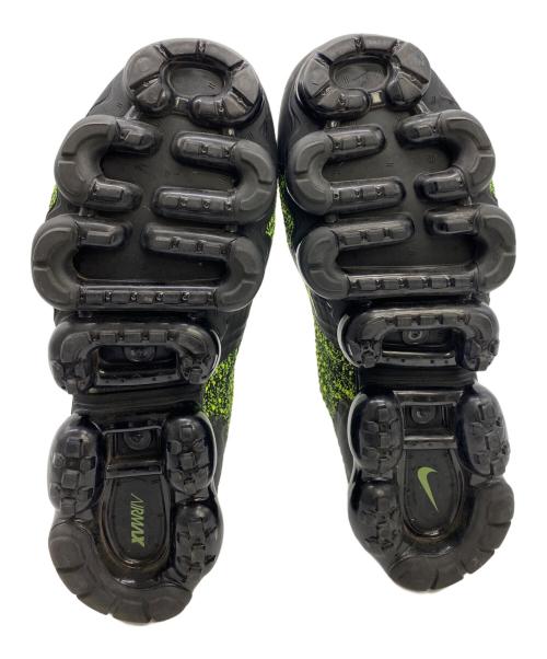 NIKE（ナイキ）NIKE (ナイキ) AIR VAPORMAX FLYKNIT 2 ブラック×ライトグリーン サイズ:cm 29の古着・服飾アイテム