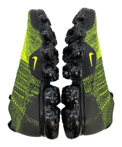 NIKE（ナイキ）NIKE (ナイキ) AIR VAPORMAX FLYKNIT 2 ブラック×ライトグリーン サイズ:cm 29の古着・服飾アイテム