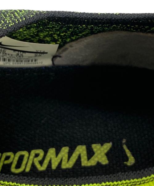 NIKE（ナイキ）NIKE (ナイキ) AIR VAPORMAX FLYKNIT 2 ブラック×ライトグリーン サイズ:cm 29の古着・服飾アイテム