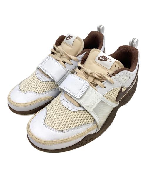 NIKE（ナイキ）NIKE (ナイキ) Travis Scott (トラヴィス・スコット) ZOOM FIELD JAXX ホワイト×ブラウン サイズ:㎝ 29の古着・服飾アイテム