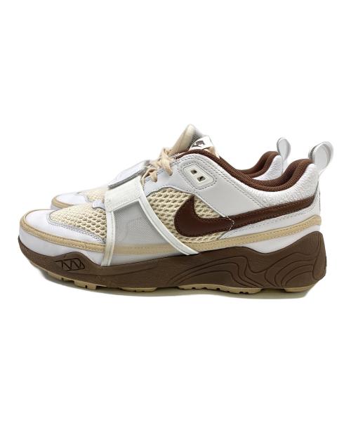 NIKE（ナイキ）NIKE (ナイキ) Travis Scott (トラヴィス・スコット) ZOOM FIELD JAXX ホワイト×ブラウン サイズ:㎝ 29の古着・服飾アイテム