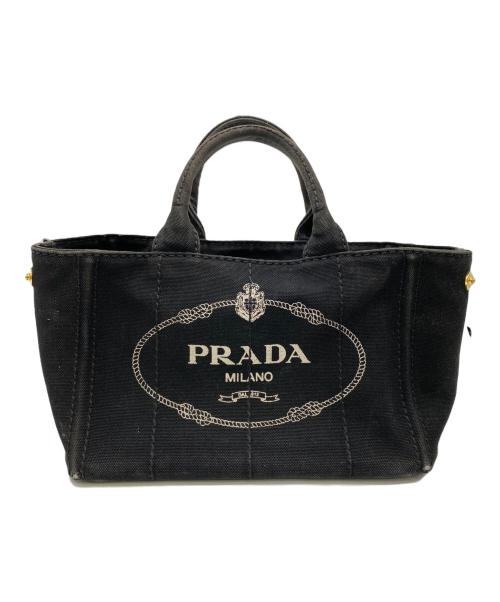 PRADA（プラダ）PRADA (プラダ) カナパトートバッグ ブラックの古着・服飾アイテム
