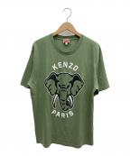 KENZOケンゾー）の古着「エレファントTシャツ」｜グリーン